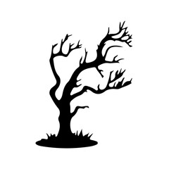 Haunted Tree Black Shadow Scary Horror

