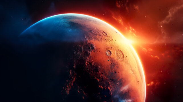 火星に良く似た惑星　Generative AI