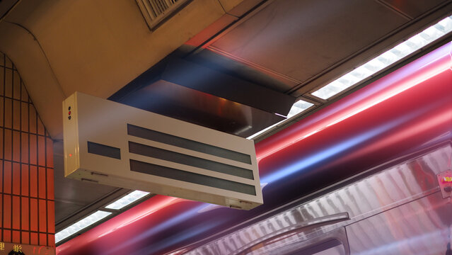 Rush hour Fast moving  evening ,Fast moving traffic drives   time lapse fast light each subway lane effect line light cg