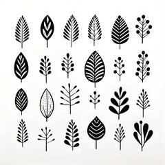Monochromatic narratives: exploring the stories of black and white foliage