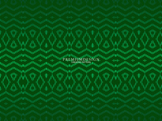 Fototapeta premium Green abstract background with gradient color geometric shapes for presentation design. Suitable for business, fabrics, companies, institutions, conferences, parties, banquets, seminars, etc.