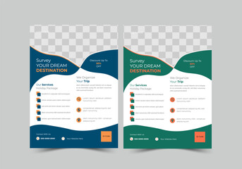 A travel  flyer is a promotional material that advertises a destination, sightseeing attraction, or tour activity.