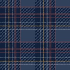  Tartan seamless pattern, grey and navy blue, can be used in fashion design. Bedding, curtains, tablecloths
