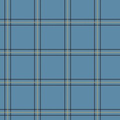  Window pane plaid seamless pattern, black and nany blue can be used in the design. Bedding, curtains, tablecloths