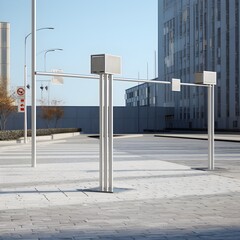 Street corners marked with clear signs