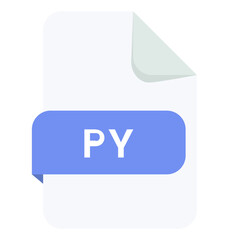 File Type py with paper folds