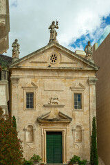 Fototapeta na wymiar Small St. Mark's Church in historical town Perast, Montenegro