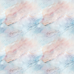 Fototapeta premium Illustration, AI generation. marble background, light pastel colors, seamless pattern.