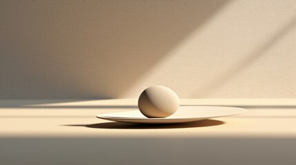Spa Calming Stones Minimalist Product Backdrop Background Neutral Minimalist Simple Minimal Color, Beige, Tan, White, Vase