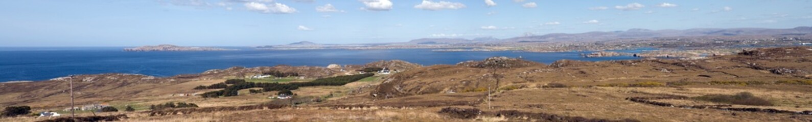 Fototapeta na wymiar Panorama - aranmore Island - Arainn Mhor - Donegal - Ireland