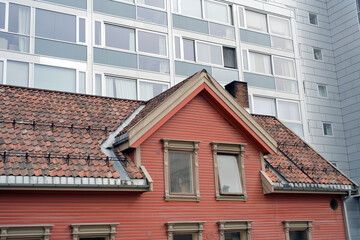 Fototapeta premium Architectural details of modern building - Tromso - Norway