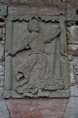 Edzell Castle garden - herald - Aberdeenshire - Grampian - Scotland - UK