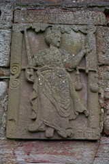 Edzell Castle garden - herald - Aberdeenshire - Grampian - Scotland - UK