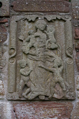 Edzell Castle garden - herald - Aberdeenshire - Grampian - Scotland - UK