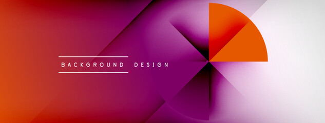 Fototapeta premium Abstract vector background. Shadow lines and lights with round elements and circles composition. Vector Illustration For Wallpaper, Banner, Background, Card, Book Illustration, landing page