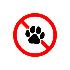 No animal icon template illustration