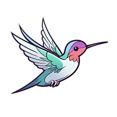 Fototapeta premium Hummingbird Generative AI