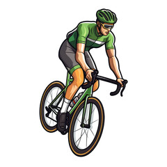Fototapeta premium Bicycle Generative AI