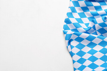 Flag of Bavaria on white background