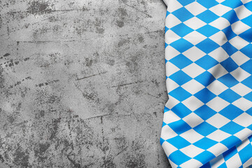 Flag of Bavaria on grey background