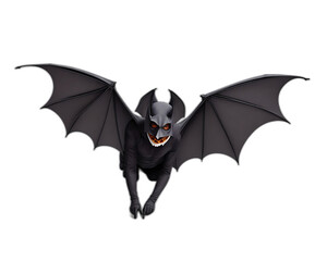 Halloween bat isolated white background