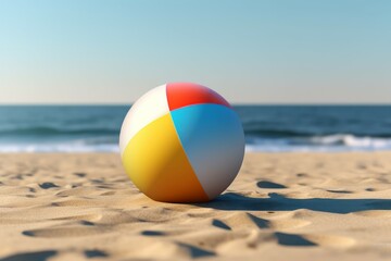 Obraz premium Beach ball background. Generate Ai