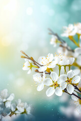 spring cherry blossom created using Generative AI	