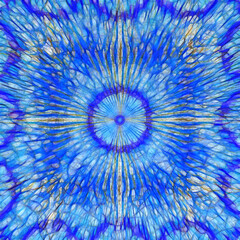 trial traditional blue floral design ion a regular square composition