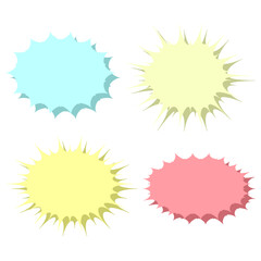 強調吹き出しセット