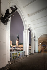 Hamburg beautiful historical and modern buildings in a lively city. Contrasts in Germany's most...