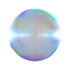 綺麗に光るシャボン玉