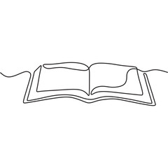 continous line art book minimalist conceptual draw vector