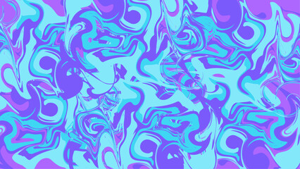 涼しげな青色のマーブル模様