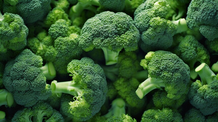 broccoli background collection of healthy food fruit and vegetables, natural background of fresh broccoli representing concept of organic vegetables , healthy eating, fresh ingredient