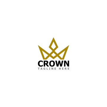 Creative Crown abstract Logo design template. Crown logo icon