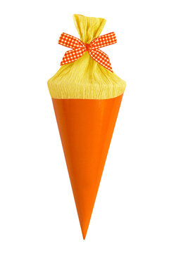 Schult&uuml;te f&uuml;r den ersten Schultag und Hintergrund transparent PNG cut out