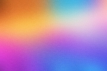 Blurred gradient colorful with grain noise effect, Generative AI