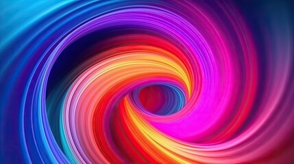 Fototapeta premium Colorful background with abstract shape neon light glowing, Generative AI