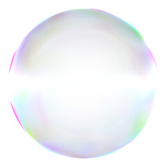 	綺麗に光るシャボン玉