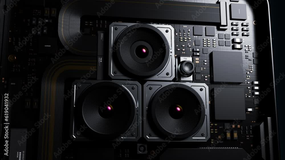 Wall mural an impressive set of components and three modular cameras for the phone are assembled into a single 