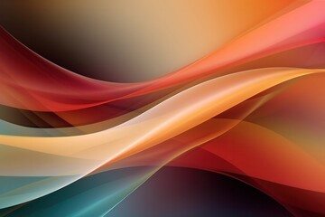 Modern wave curve abstract presentation background for decoration pattern, Generative AI