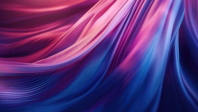 Abstract image of colorful light trails with motion blur effect, long time exposure, Generative AI