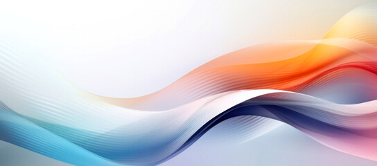 Modern wave curve abstract presentation background for decoration pattern, Generative AI