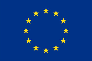 Vector graphic of the European Union flag
