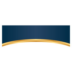 Gold Banner Header