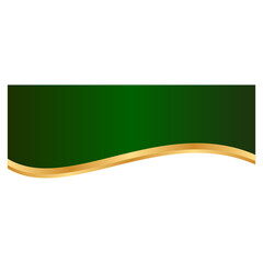 Gold Banner Header