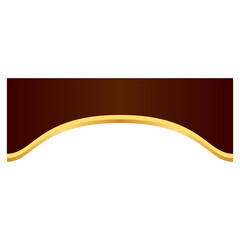 Gold Banner Header
