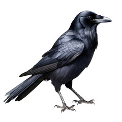 Obraz premium crow isolated on transparent background