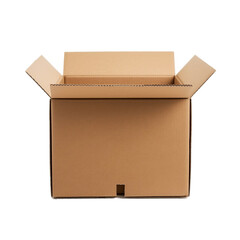 Photo of commercial industry cardboard with open top.