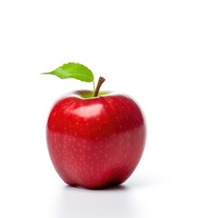 Apple isolated on white (generative AI)